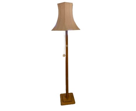A Cambridge Rowing Oar Lampstand. Standard Lamp with shade Overall 190cm high