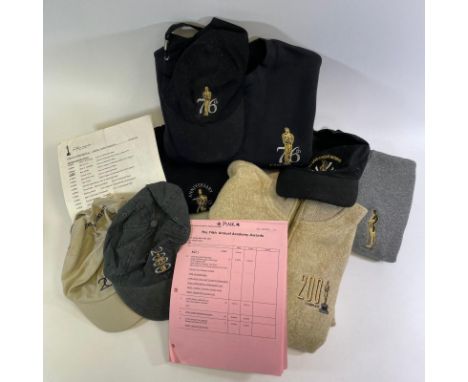 A collection of Oscar related merchandise only available to crew -year 2000 cream fleece -two year 2000 cream fleece, 72nd ac