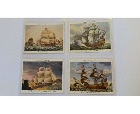 MIXED, selection, inc. complete (5), Ogdens Whaling, Woods Romance of the Royal Mail, Players Old Naval Prints; part sets & o