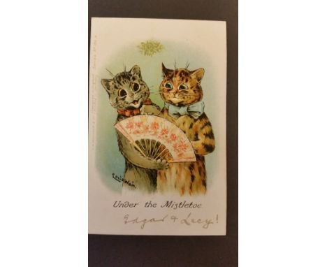 POSTCARD, Louis Wain Cats, Faulkner Series 182B, pu 1904, w.t.f., G