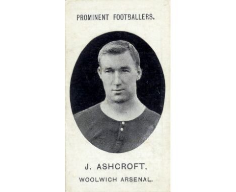 TADDY, Prominent Footballers, inc. Arsenal, Villa, Leyton, Bradford & Bristol City), Grapnel backs (2), no footnotes (4), G t