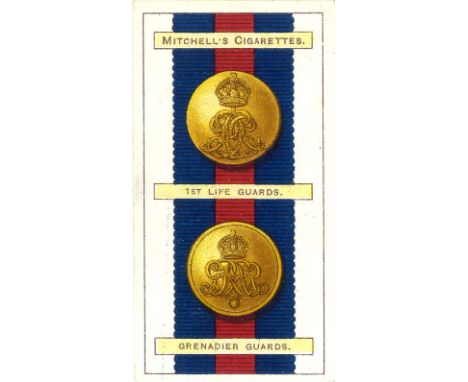 MITCHELL, Army Ribbons & Buttons, complete, G to VG, 25