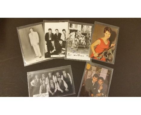 POP MUSIC, postcards, inc. Buddy Holly, The Animals, Keith Richards, Freddie & the Dreamers, Cliff Richard, Beverley Sisters 
