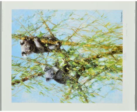 DAVID SHEPHERD (1931-2017) 'Up A Gum Tree', a limited edition print 141/950 of a Koala Bear, signed in pencil, with certifica