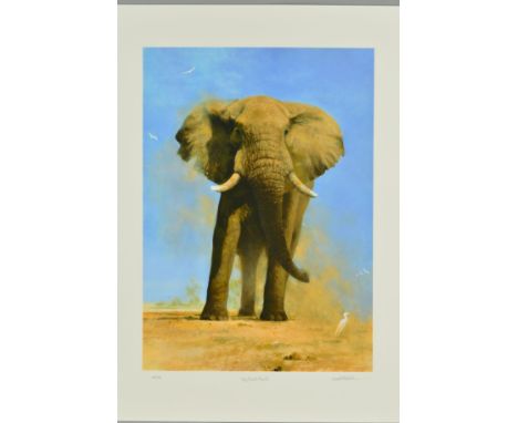 DAVID SHEPHERD (1931-2017), 'My Savuti Friend' A limited edition print of an Elephant, signed, titled and numbered in pencil 