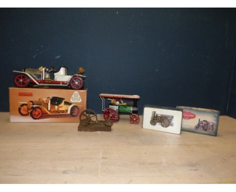 'Mamod' Steam Roadster SA1 in original box, 'Mamod' Steam Tractor & 'Corgi' Vintage Glory 'John Fowler & Co. Leeds' 1:50 scal