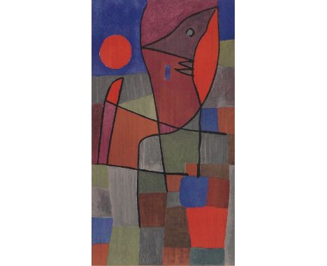 After Paul Klee,Limited Edition colour lithograph, abstract composition, unsigned, no. 15/200, i 19.5" x 11", framed.