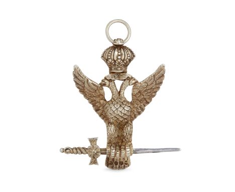 A Victorian Masonic silver gilt jewel. George Kenning, London, 1887. The jewel of the Ancient and Accepted Scottish Rite of F