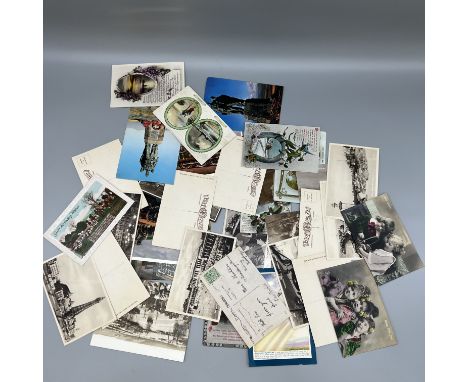 A collection of vintage postcards