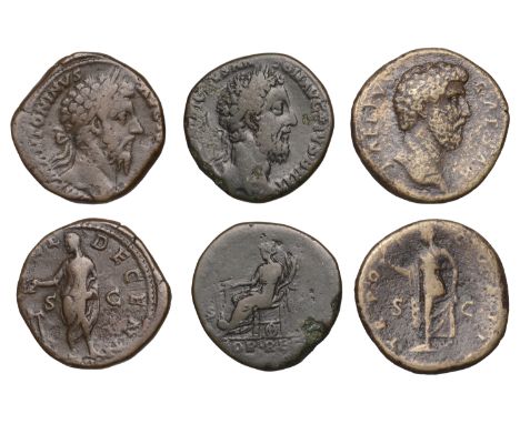 Roman Imperial Coinage, Aelius (as Caesar), Sestertius, c. 137, rev. Spes advancing left holding flower and raising hem of he
