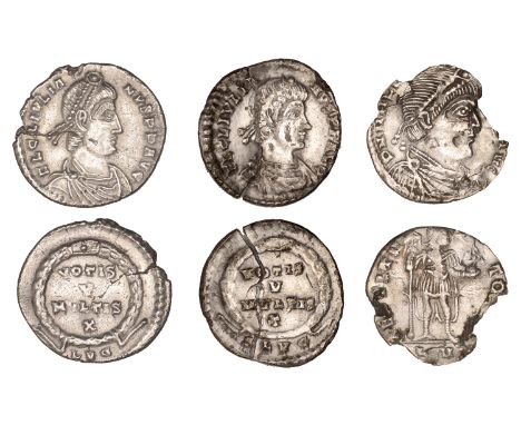 Roman Imperial Coinage, Julian II, Siliqua, Lugdunum 360-1, pearl-diademed, draped and cuirassed bust right, rev. votis v mvl
