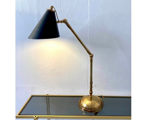 DESK LAMP, 1950s Italian style design, 76cm H. 