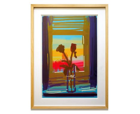DAVID HOCKNEY 'IPhone Drawing 274', 2019 lithograph, edition 685/2000, 55cm x 35cm framed. 