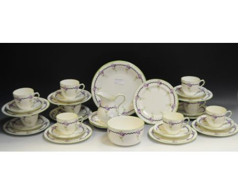 A Royal Doulton Art Deco tea set