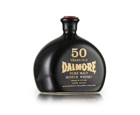 DALMORE 1926 50 YEAR OLD  DISTILLERY ACTIVE   in ceramic decanter, bottled at cask strength, with stopper and velvet presenta
