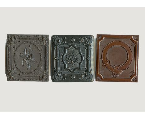 Union Cases, 2-50, Rare, G-VG Littlefield, Parsons, &amp; Co, A Single Rose, late 1850s, 83mm x 95mm, Ambrotype, sixth-plate,