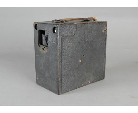 An Adams No 2 Ideal Magazine Plate Camera, quarter plate (3¼ x 4¼"), with a quantity of plate holders and the key for the bac