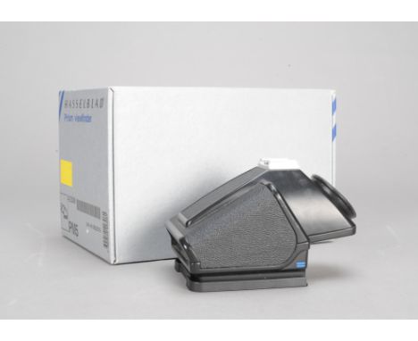 A Hasselblad PM5 Prism Viewfinder, serial no 401EE2975, body VG, elements VG, in makers box with inspection certificate, manu