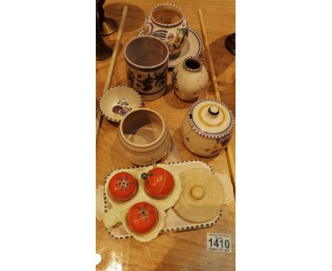 Collection of mainly Poole pottery. Not available for in-house P&amp;P, contact Paul O'Hea at Mailboxes on 01925 659133 