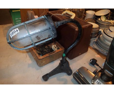 Exterior gooseneck light. Not available for in-house P&amp;P, contact Paul O'Hea at Mailboxes on 01925 659133 