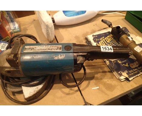 Makita 230mm 230V disc grinder. Not available for in-house P&amp;P, contact Paul O'Hea at Mailboxes on 01925 659133 