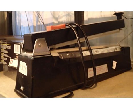 Electric heat polybag sealer press and Dirty Harry complete DVD set. Not available for in-house P&P, contact Paul O'Hea at Ma