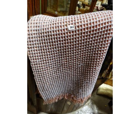 A Vintage "Honeycomb" Bed Cover