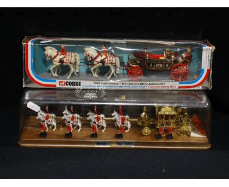 Two Boxed 1977 Jubilee Coach Models, One Being Corgi