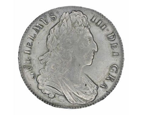 King William III, Crown, 1700 DVODECIMO, Third bust variety r. R. Third harp, silver, weight 30g, S.3474, gVF.