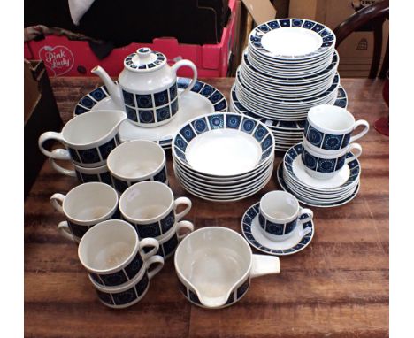 A MIDWINTER DINNER AND TEA SERVICE Madeira pattern, 1960s/70s 