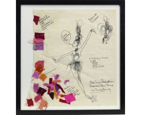 * SIR JOHN ROPER (BRITISH 1913-1977), ORIGINAL THEATRE DESIGNS, BLACKPOOL OPERA HOUSE mixed media, signed, dated 26-3-1969, a