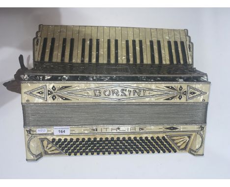 A Vintage Borsini Italia accordian. 