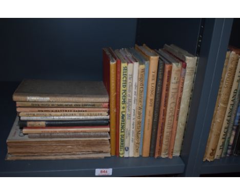 Poetry. A 20th century miscellany. Majority in dust wrappers, first editions and early impressions. Includes; Bertrud and oth