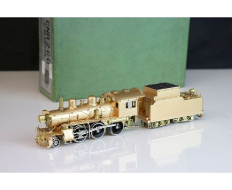 Boxed VH Scale Models HO gauge CPN 2-6-0 Canadian National Railways E-10 Mogul brass locomotive &amp; tender crafted by Samho