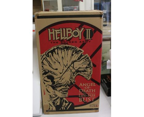 Boxed Sideshow Collectables limited edition Hellboy II: The Golden Army Angel of Death life size bust, numbered 140/150, with