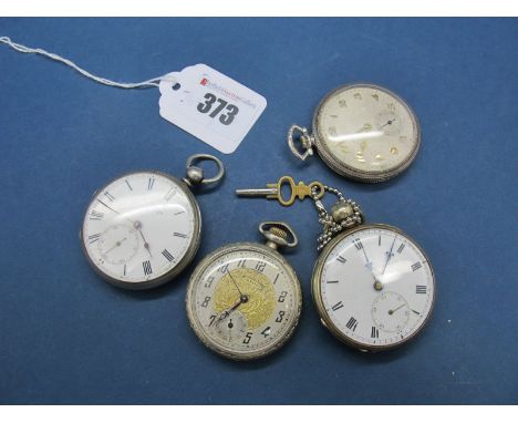 G.C. Beyer Torquay; A Continental Cased Openface Pocketwatch, the signed dial with Roman numerals and seconds subsidiary dial
