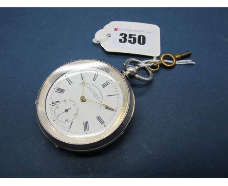 T. Fattorini Bolton & Skipton "The Trusty Non Magnetic Lever"; A Hallmarked Silver Cased Openface Pocketwatch, the signed dia