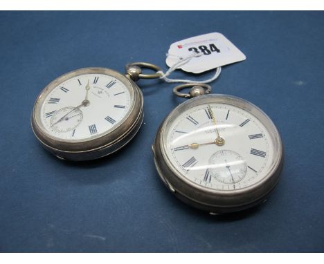 The Express English Lever J.G. Graves Sheffield; A Hallmarked Silver Cased Openface Pocketwatch, the signed dial with Roman n