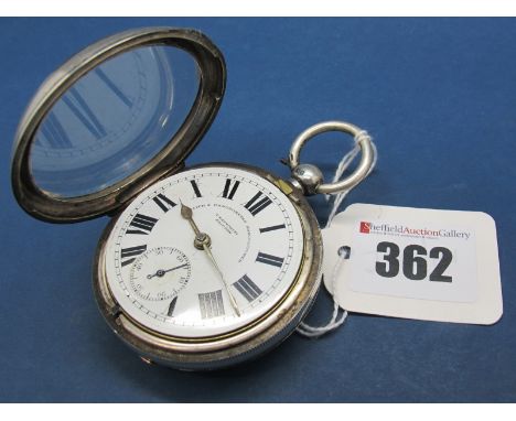 T. Fattorini Skipton Watch & Chronometer Manufacturer; A Hallmarked Silver Cased Openface Pocketwatch, the signed dial with b