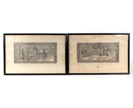 George Algernon Forthergill (1868-1945) - a group of five lithograph prints depicting hunting scenes to include 'Better to Si