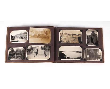 A Somerset Light Infantry photograph album, Egyptian scenes, Soldiers daily life and Barracks scenes.