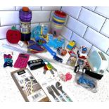 Childrens Bubbles, Cutlery, Straws, Ryans World Toys, Gardening Sets etc