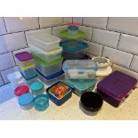 Large Collection of New & Used Food Containers, Lunch Boxes and Tupperware