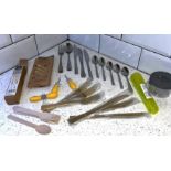 New Kitchen Utensils - Stainless Steel, Golden, Wooden and Corn Pins etc