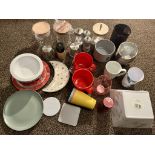 Domestic Kitchen Homeware - Plates, cups, Jars, Shakers, Bowls +