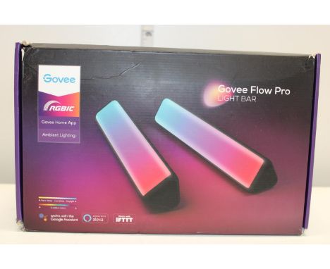A boxed Govee flow pro light bar 