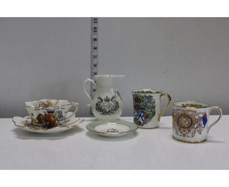 A selection of antique &amp; vintage commemorative ware 
