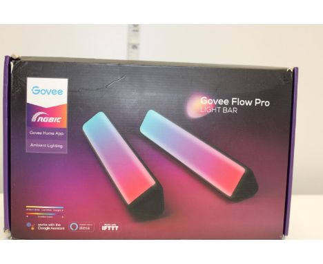 A boxed Govee flow pro light bar 