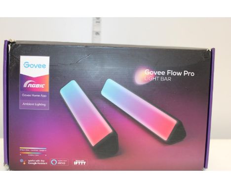 A boxed Govee flow pro light bar 