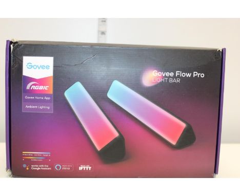 A boxed Govee flow pro light bar 